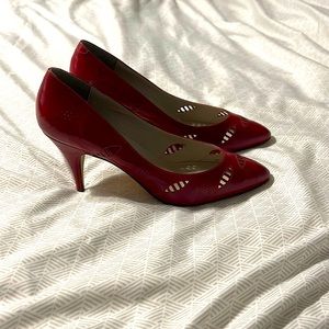New red Bandolino heels
